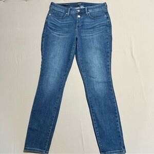 NYDJ Ami Skinny Jeans 8 Blue Denim Lift Tuck Cool Embrace Slim Fit Mid Rise